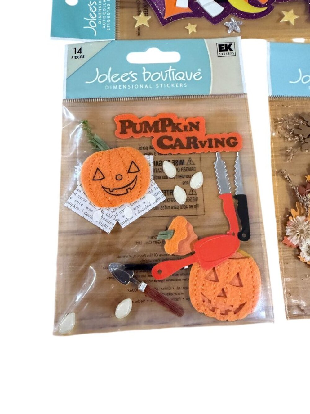 Jolees Boutique Halloween Fall 3D Dimensional Stickers Autumn Scrapbooking - Picture 3 of 4